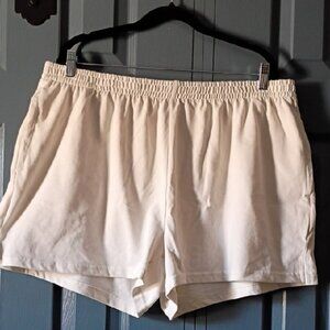 Wild Fable Women's Cream Athletic Shorts